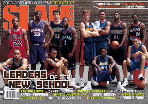 2002 SLAM Rookies Cover - Caron Butler