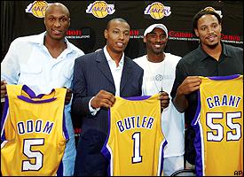 Caron Butler is the Lakers' No. 2 scorer.