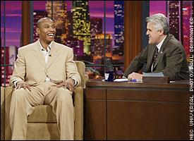 Butler shares his personal story on "The Tonight Show" with Jay Leno.