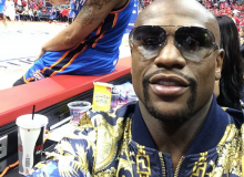 Playoffs selfie with Money May Playoffs selfie with Money May