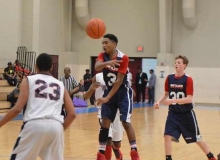Matthew Brown with the pass