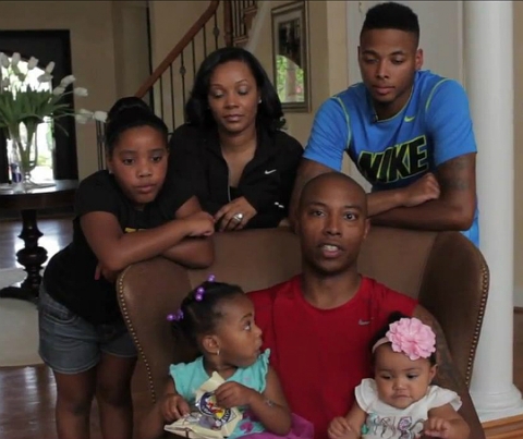 VIDEO: CARON BUTLER IS A FAMILY MAN